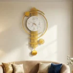 La Majesté Gold - Grande Horloge de Luxe