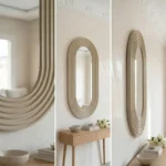 Miroir Amwaj Beige Crémé – Image 3