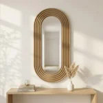 Miroir Amwaj Gold Satiné