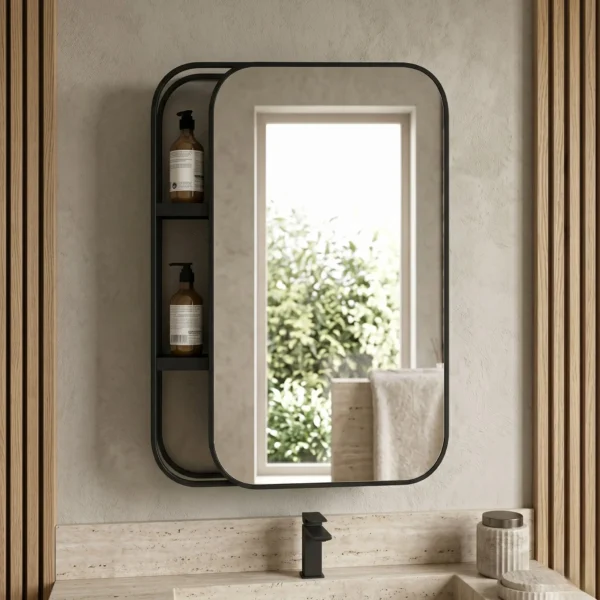 Miraya Miroir avec rangements intégrés